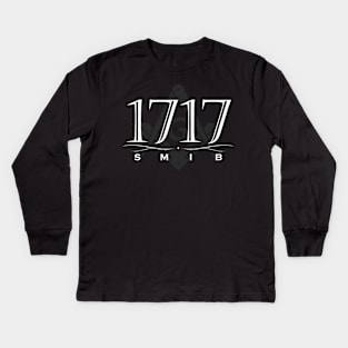 1717 SMIB Square & Compass Masonic Freemason Kids Long Sleeve T-Shirt